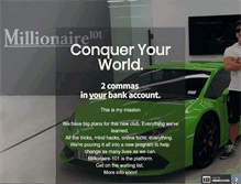 Tablet Screenshot of millionaire-101.com